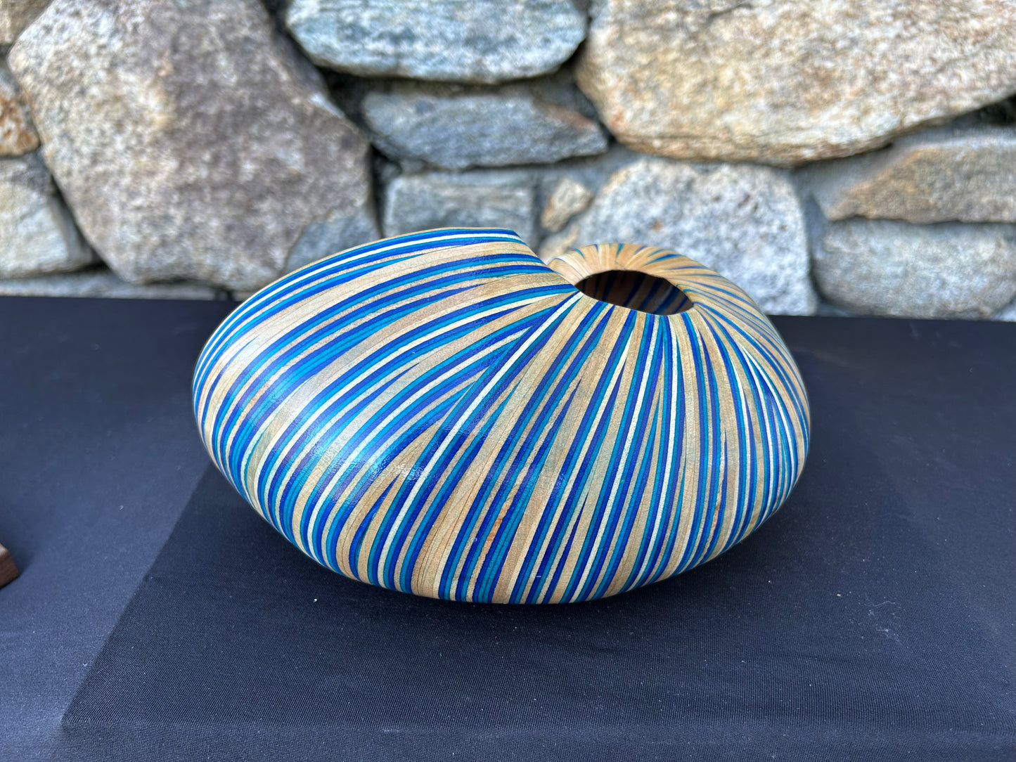 Baltic Birch and Two-tone Blue Spectra-ply Shell