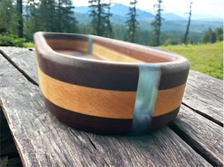 Sapele and Maple River Bowl