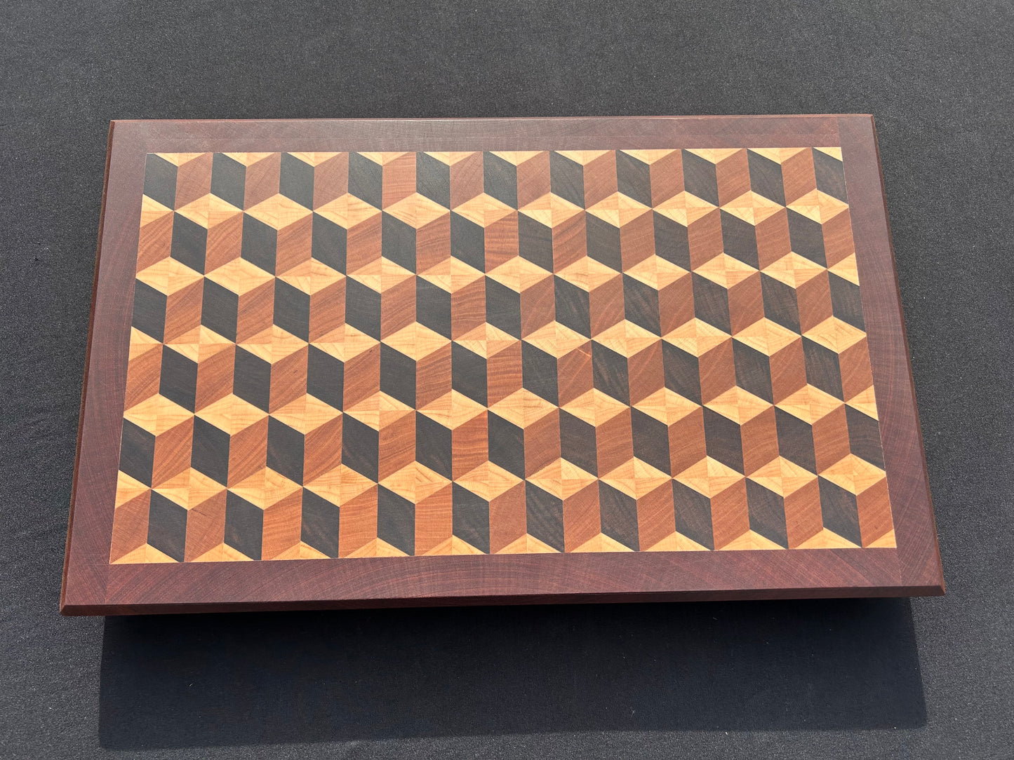 3-D End Grain Cutting Board