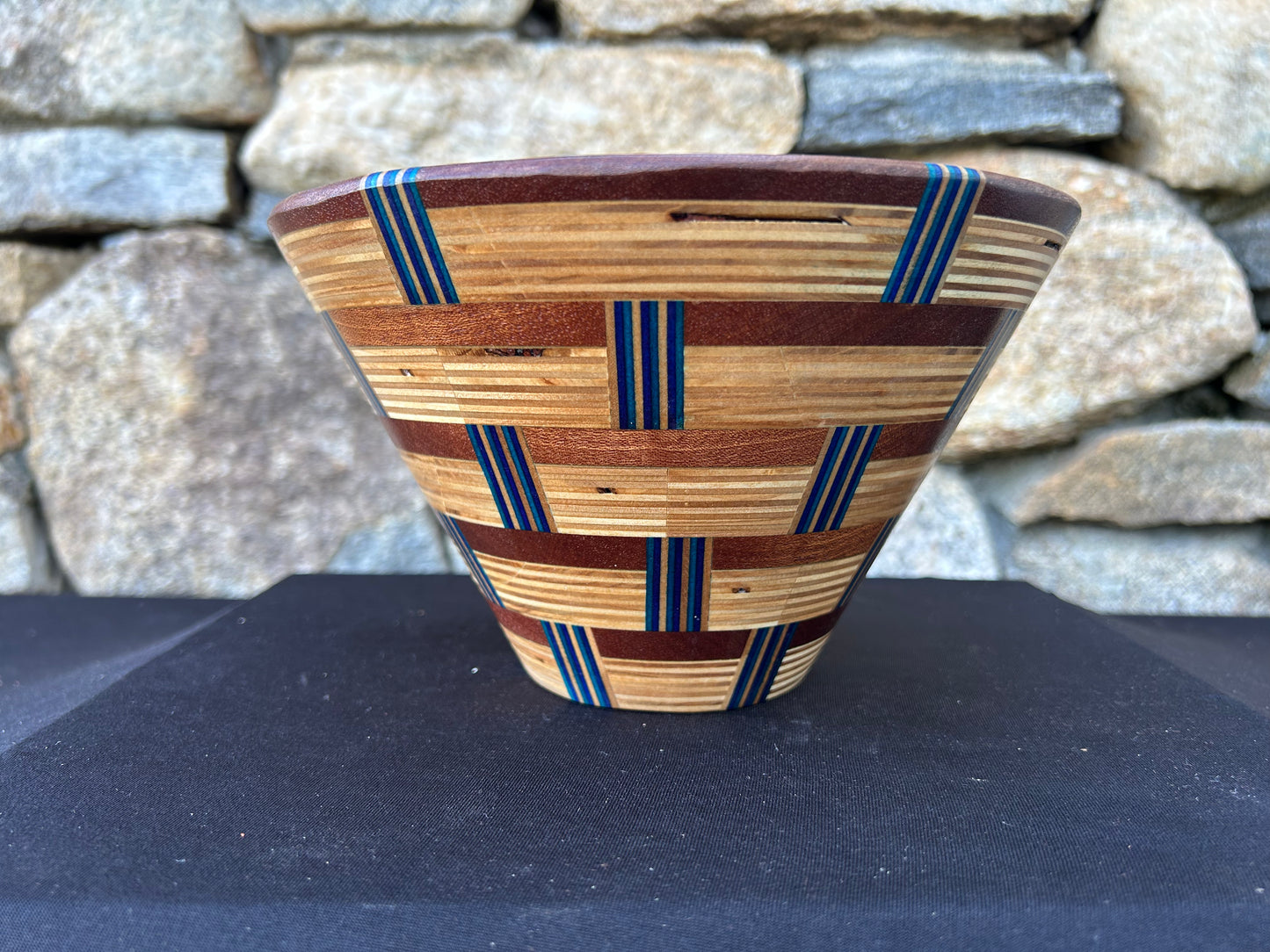 Baltic Birch and Spectra-Ply Basket Weave Bowl