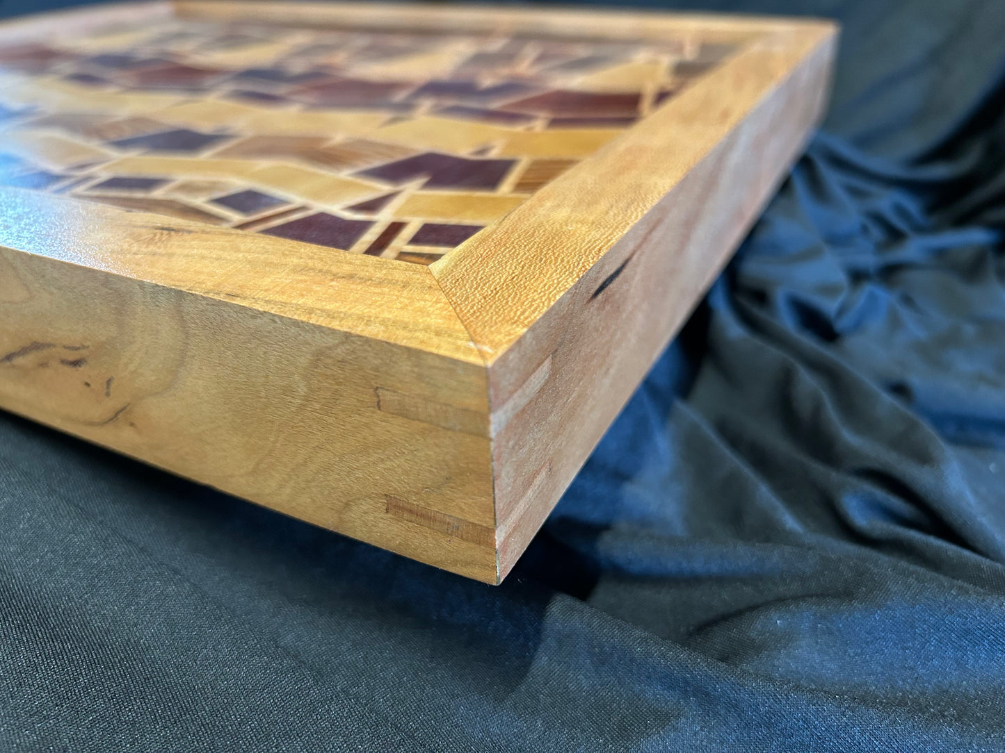 Hardwood "Stained Glass" Wall Hanging