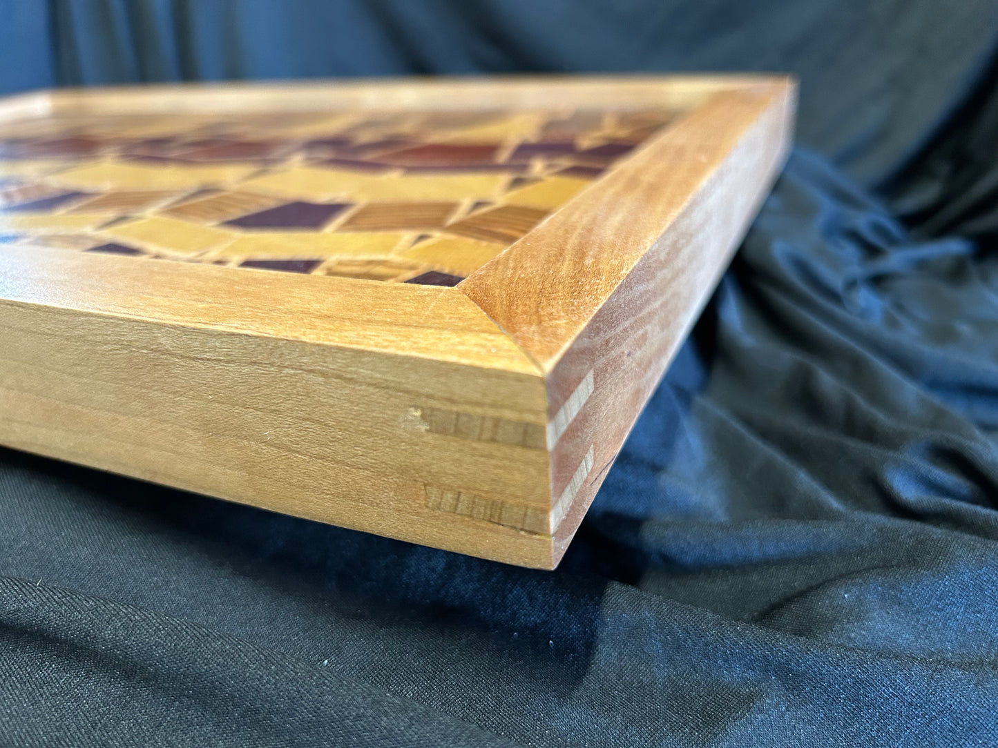 Hardwood "Stained Glass" Wall Hanging