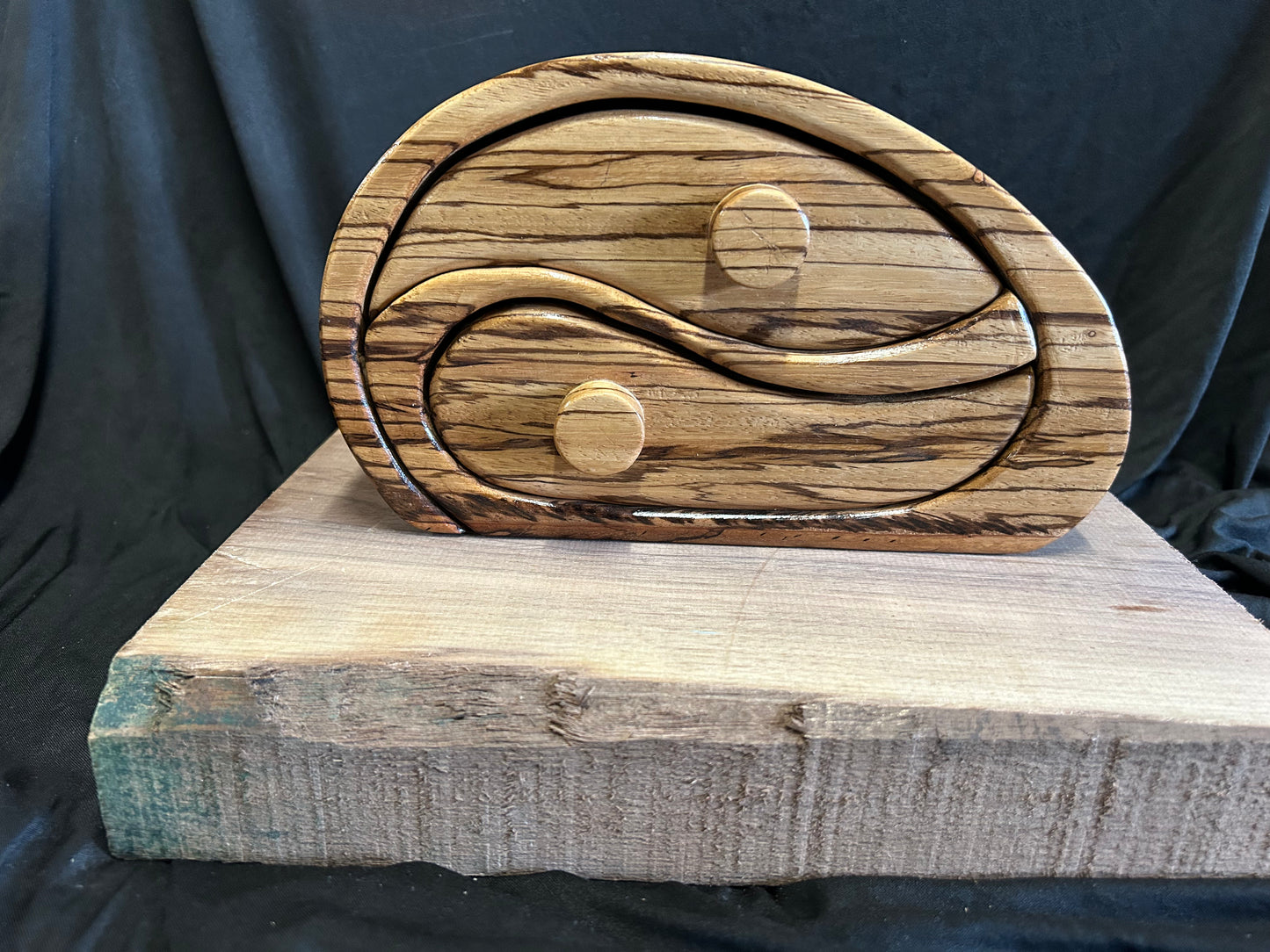 Zebrawood and Baltic Birch Keepsake Box