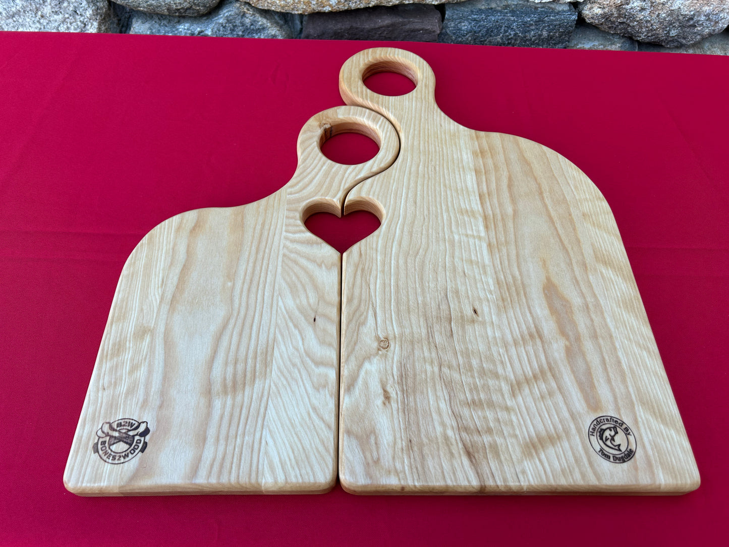 Romantic Couple Serving Boards