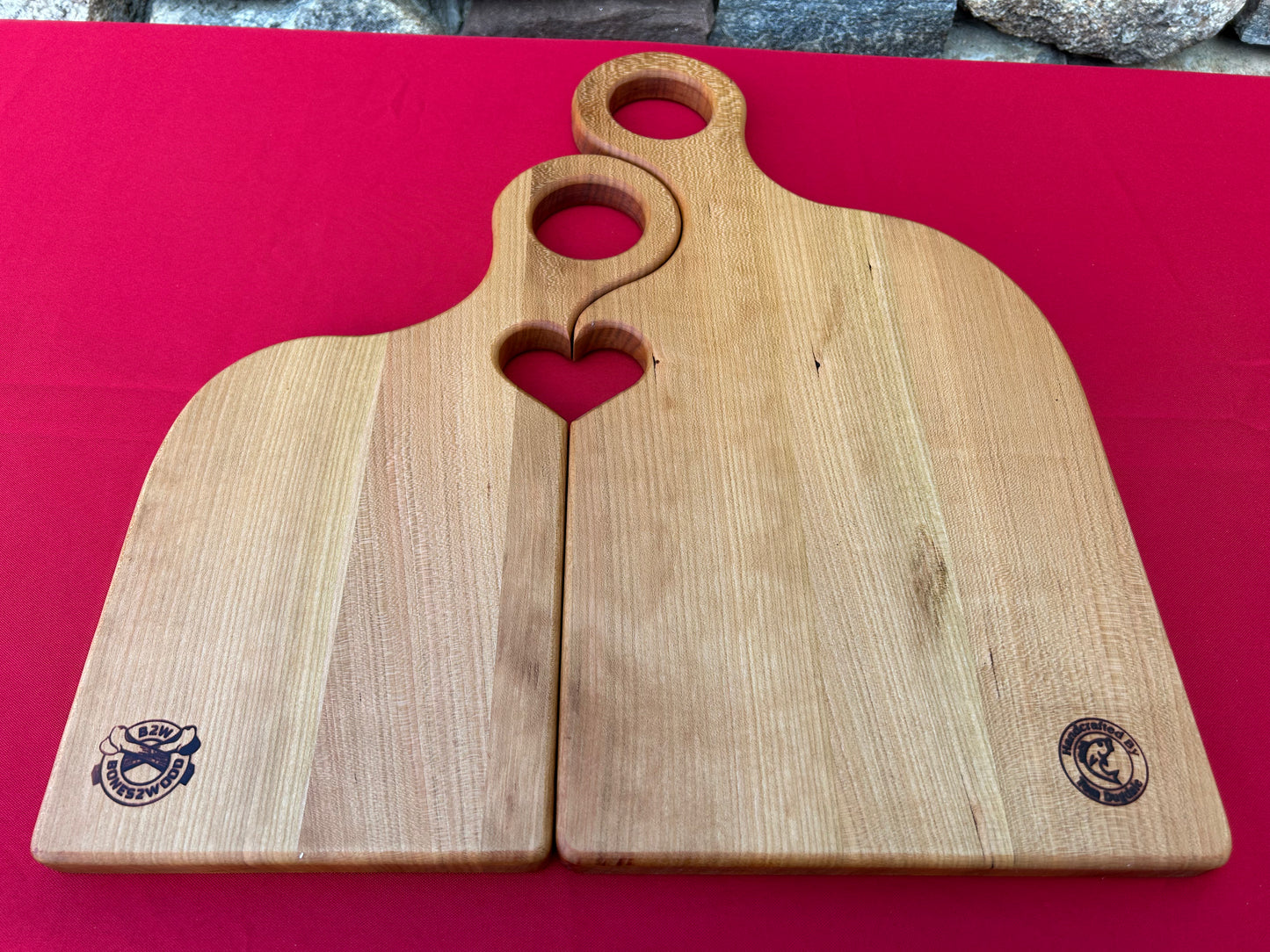 Romantic Couple Serving Boards