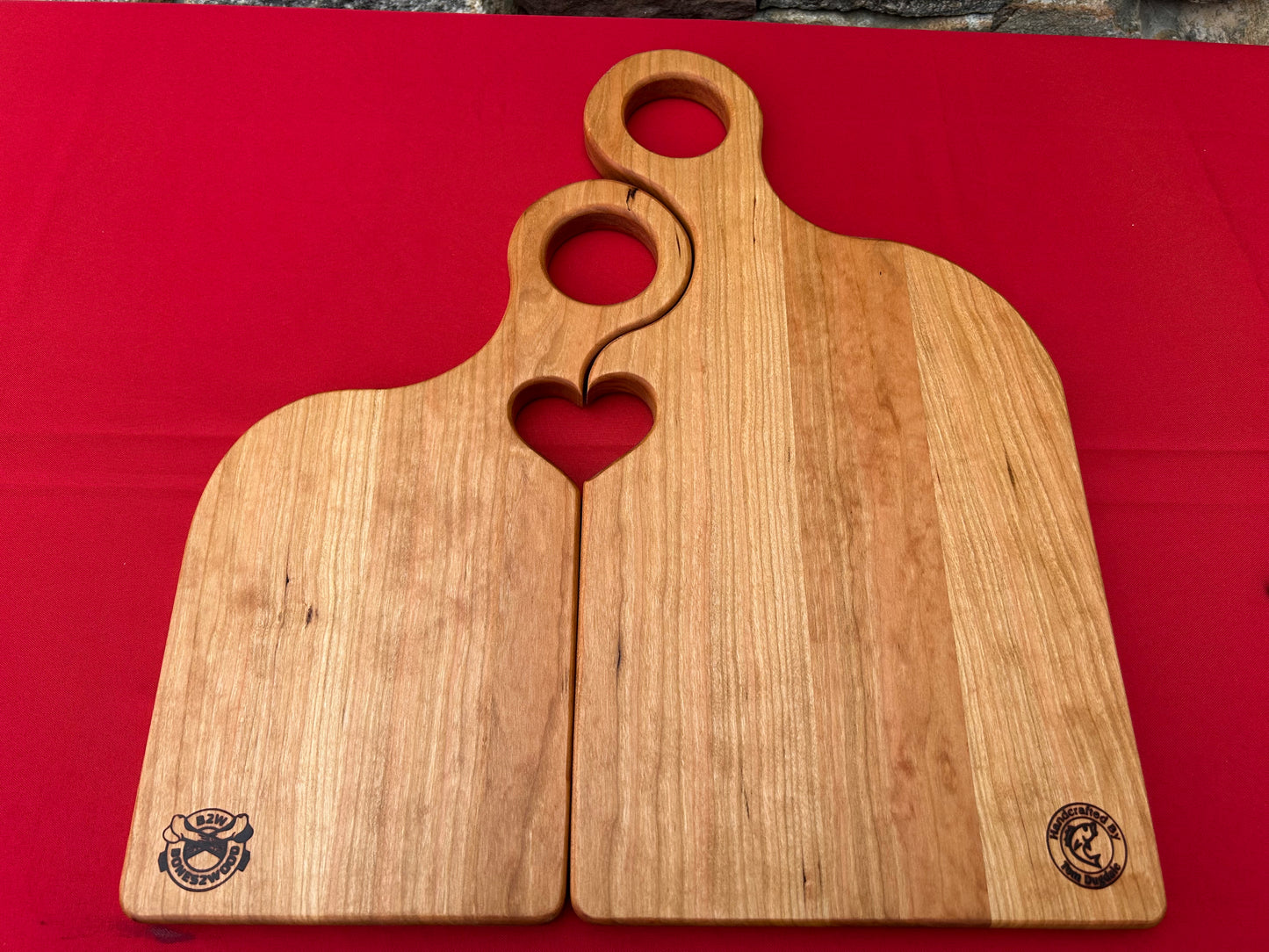 Romantic Couple Serving Boards