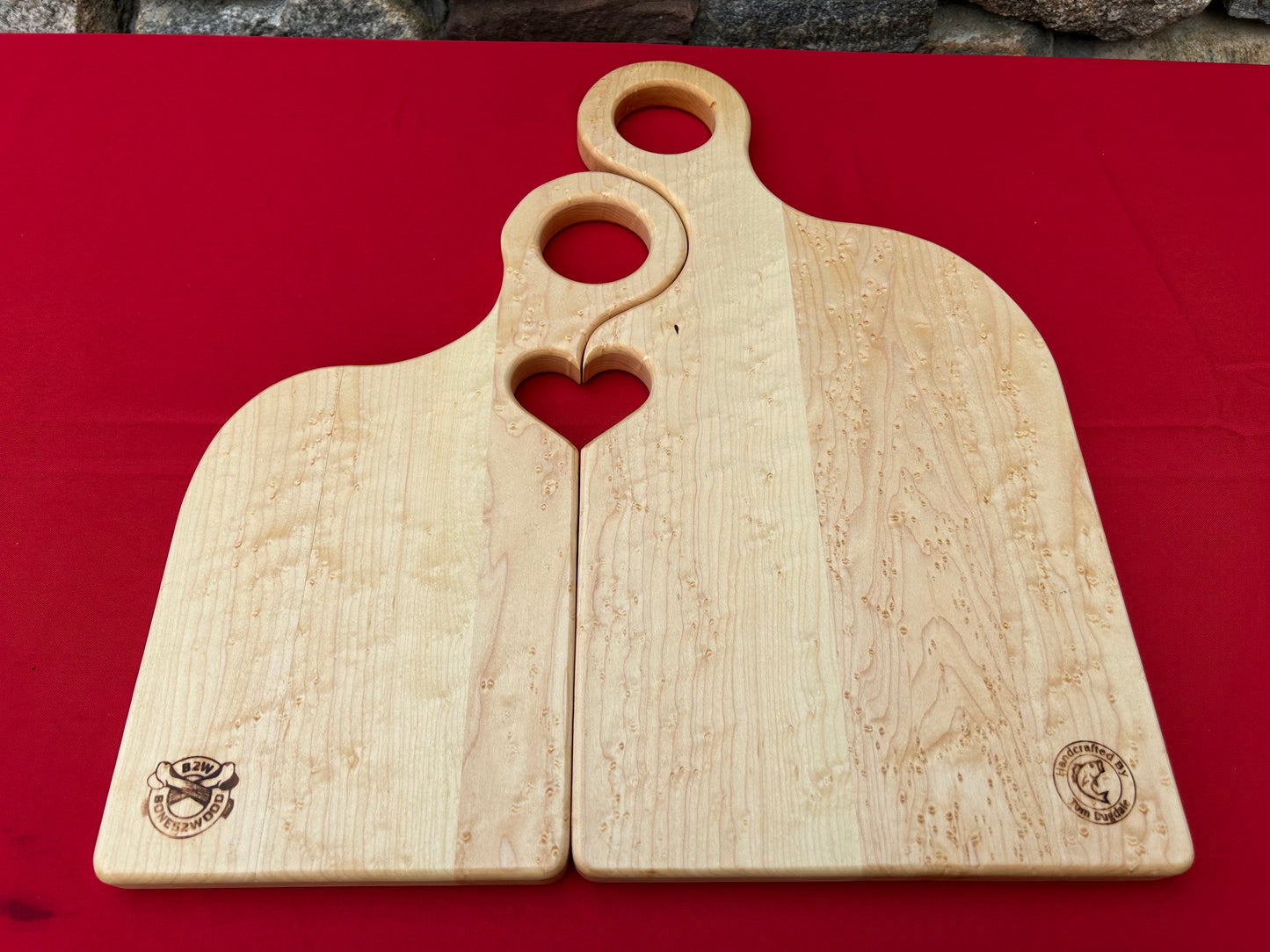 Romantic Couple Serving Boards