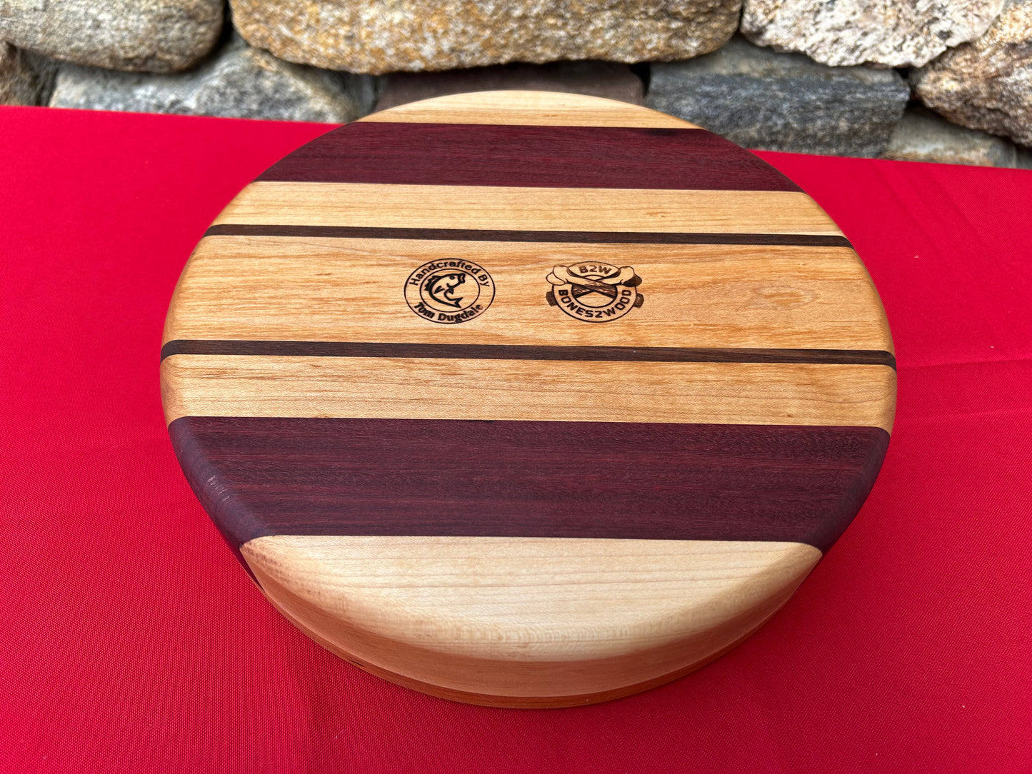 Hardwood Round Bowl