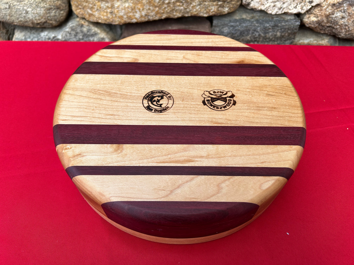 Hardwood Round Bowl