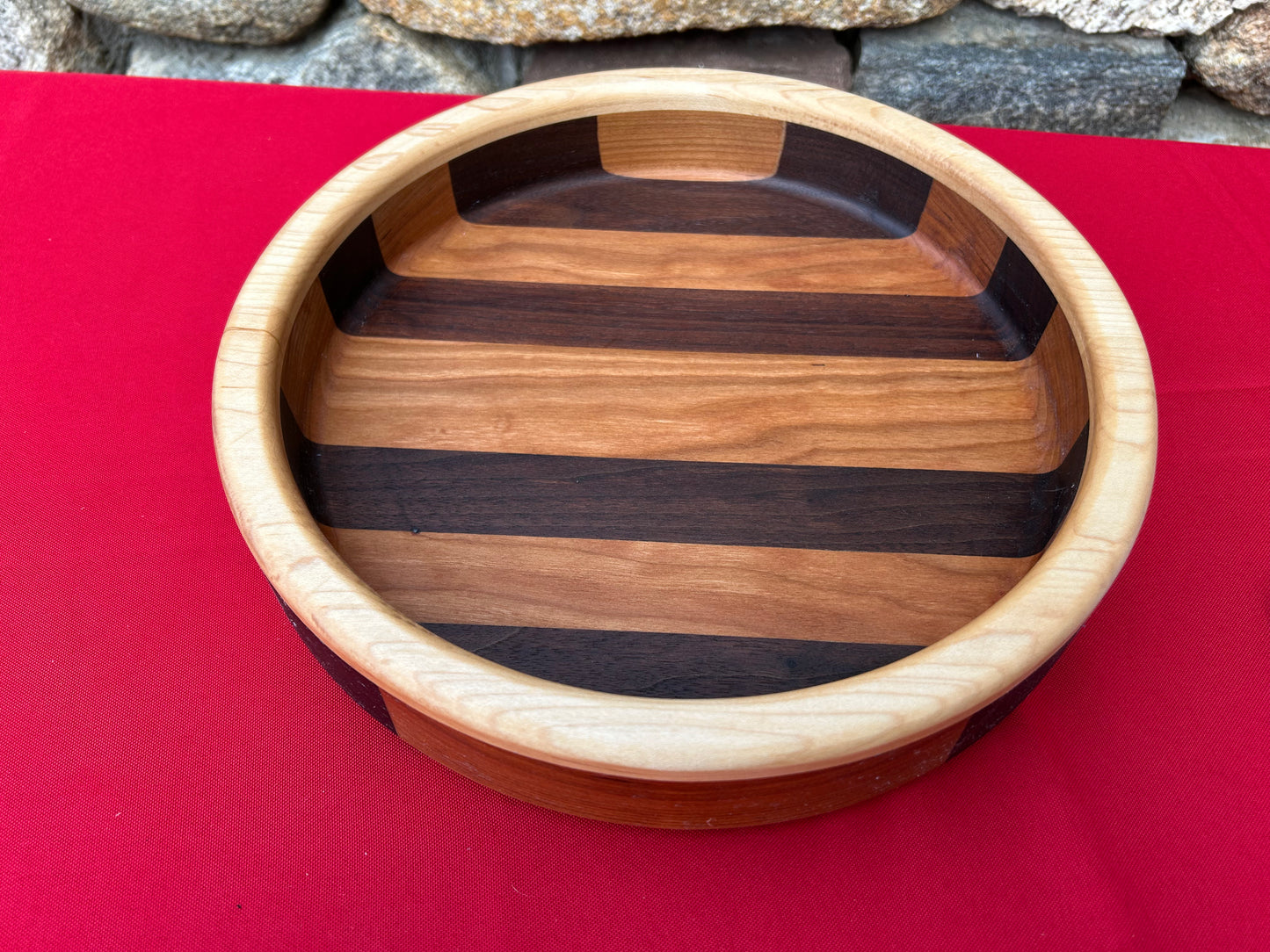 Hardwood Round Bowl