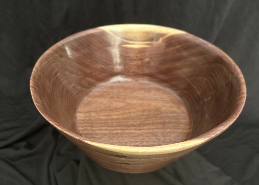 walnut scroll bowl