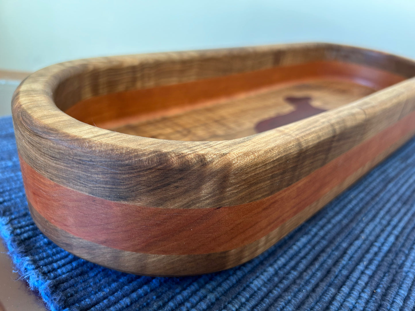 Dachshund inlay bowl