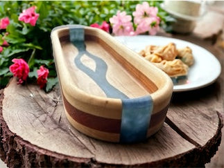 Maple and Sapele River Bowl