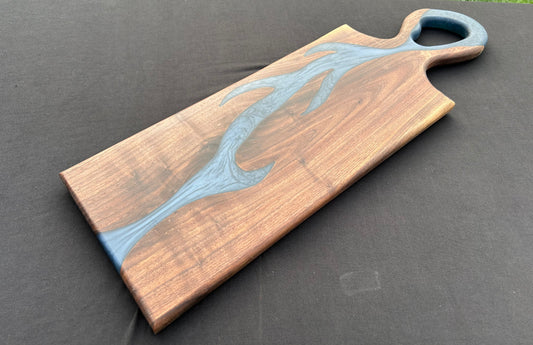 Walnut and Epoxy River Board, Large