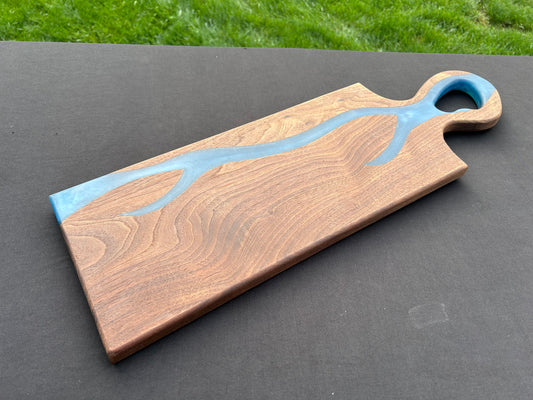 Walnut and Epoxy River Board, Large