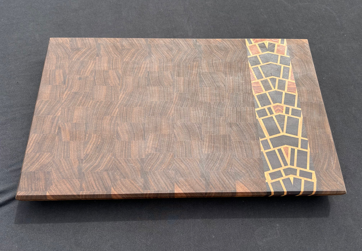 Walnut Endgrain Kaleidoscopic Accent
