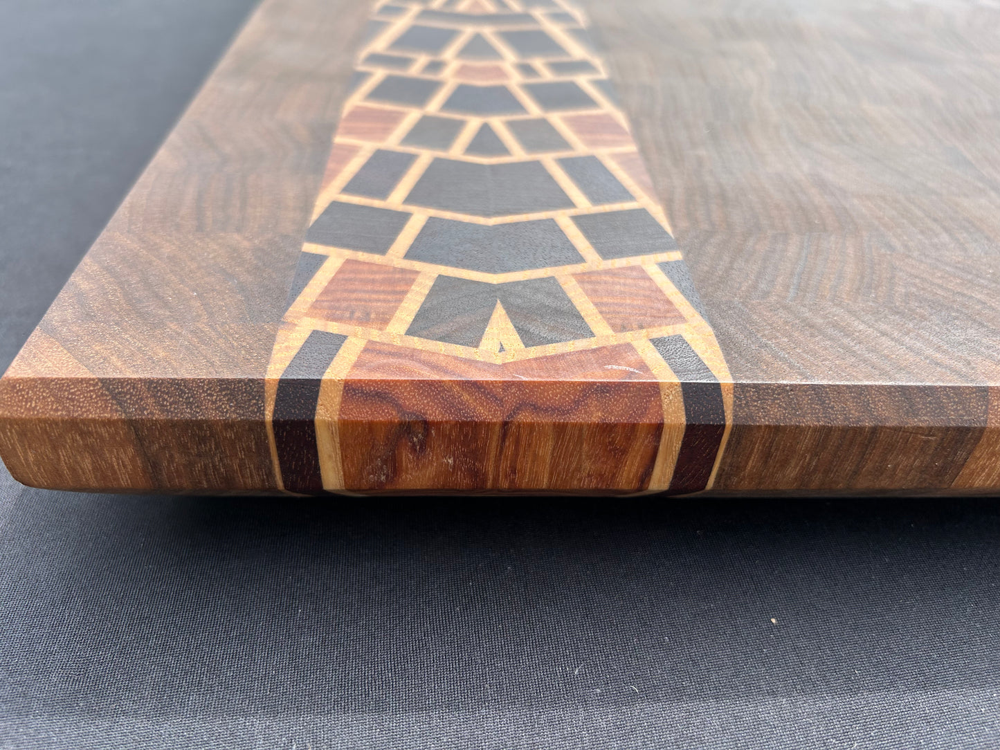 Walnut Endgrain Kaleidoscopic Accent