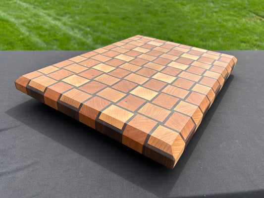 Basket Weave End Grain Cutting Board