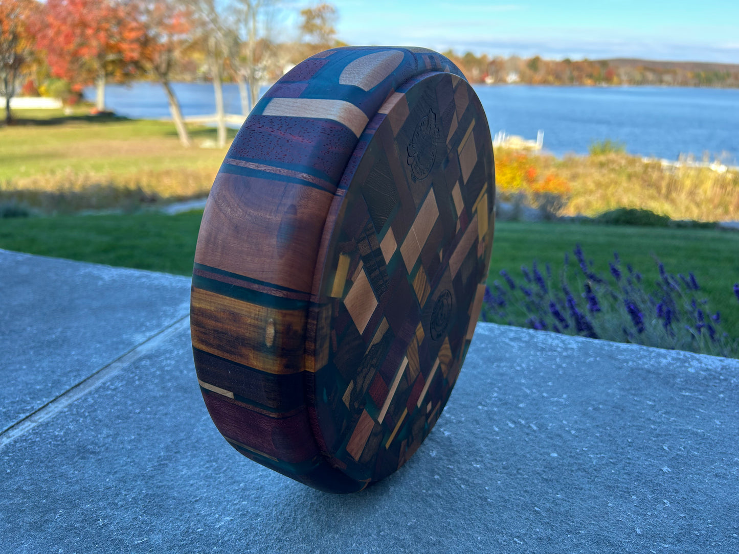 Chaotic Pattern Bowl with Resin
