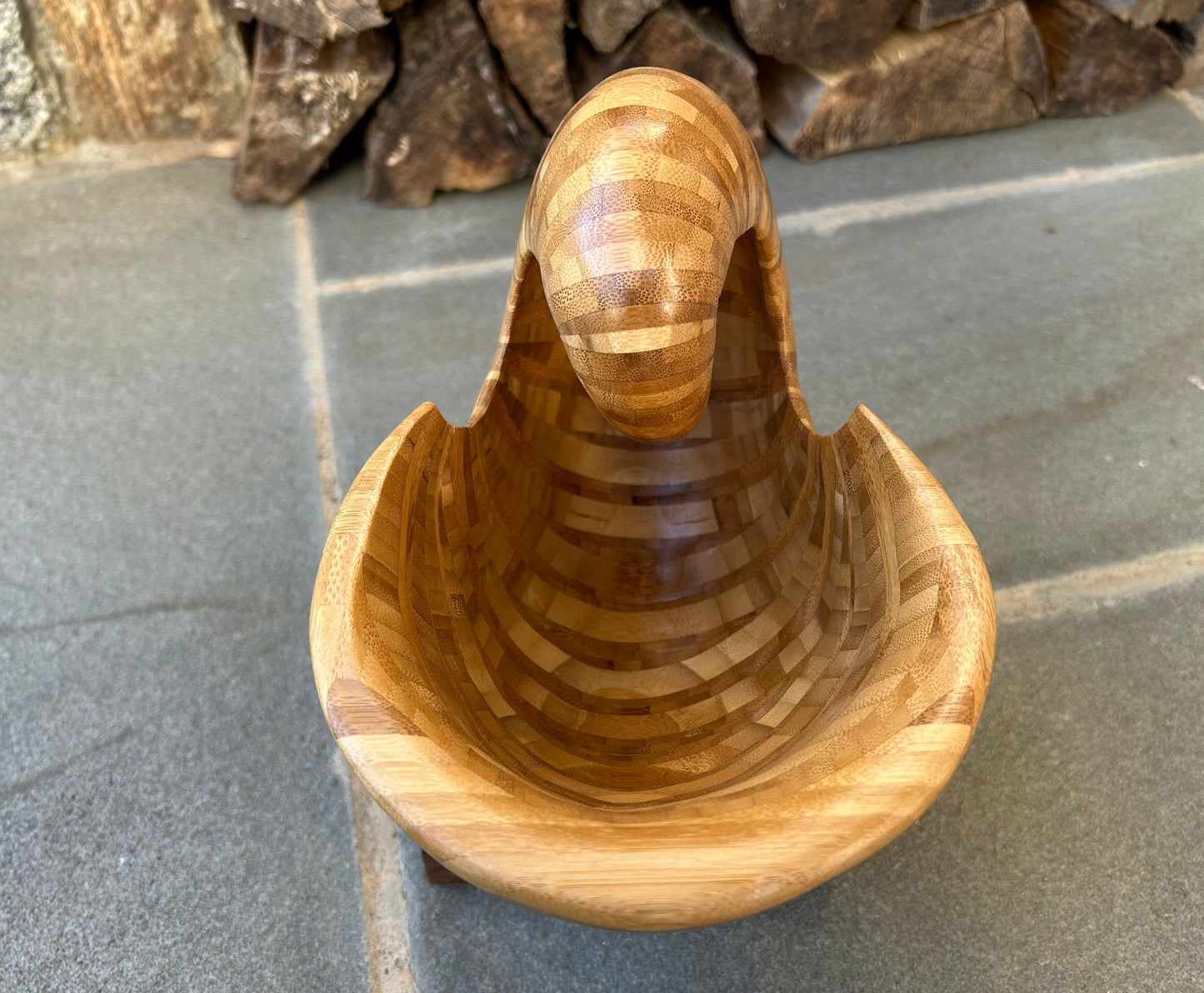 Bamboo Nautilus Shell