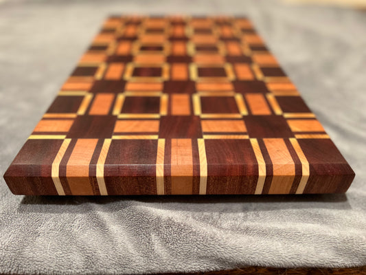 Complex Basket Weave End Grain Board