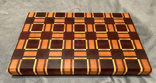 Complex Basket Weave End Grain Board