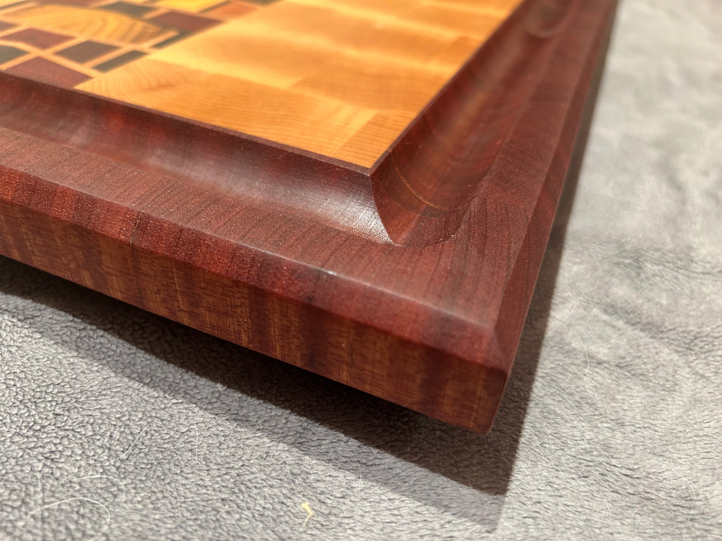 Kaleidoscope End Grain Board With Juice Groove