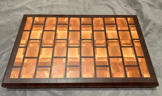 End Grain Brick Pattern Board