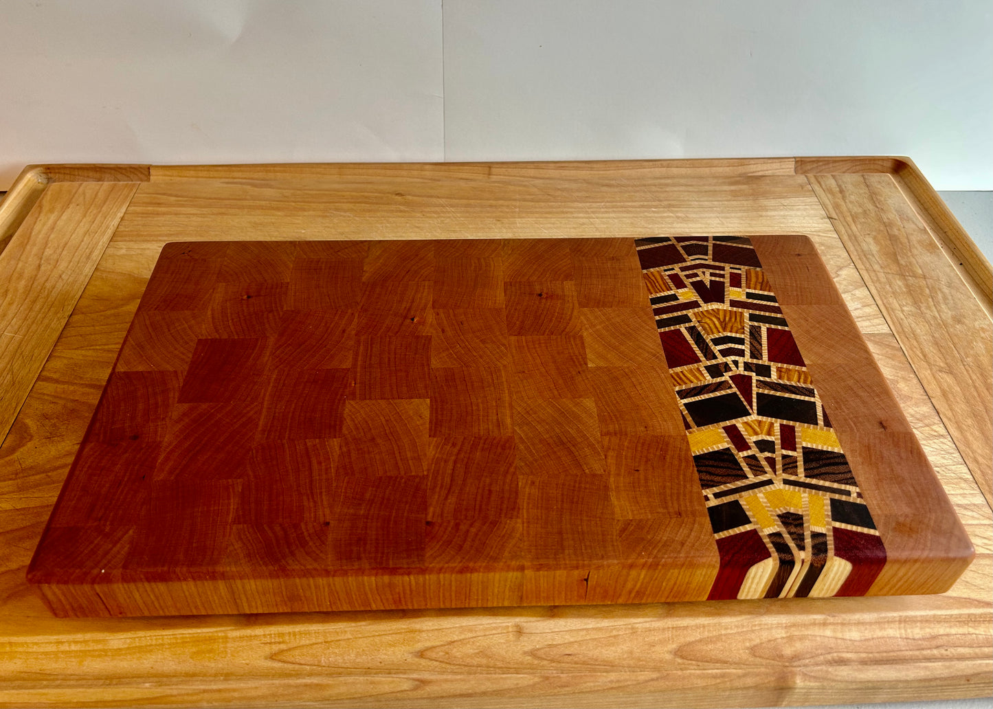 Cherry Endgrain Kaleidoscopic Accent