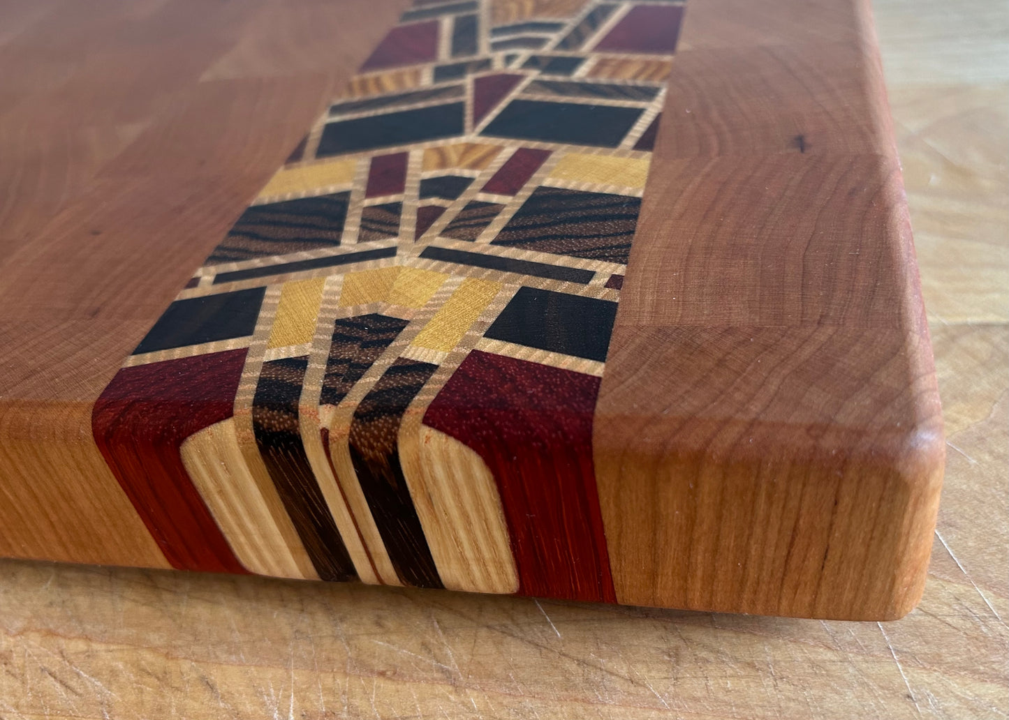 Cherry Endgrain Kaleidoscopic Accent