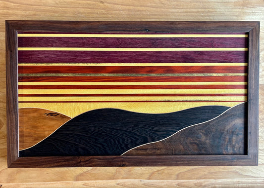 Sunset Mountains Wall Hanging