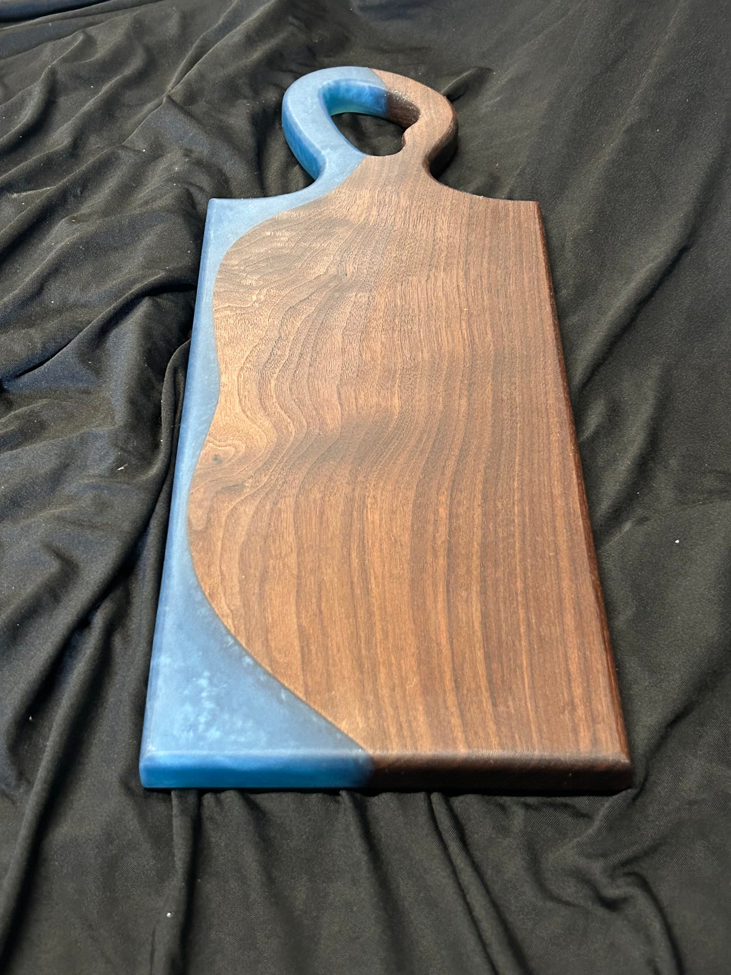 Walnut and Epoxy Cheese Board