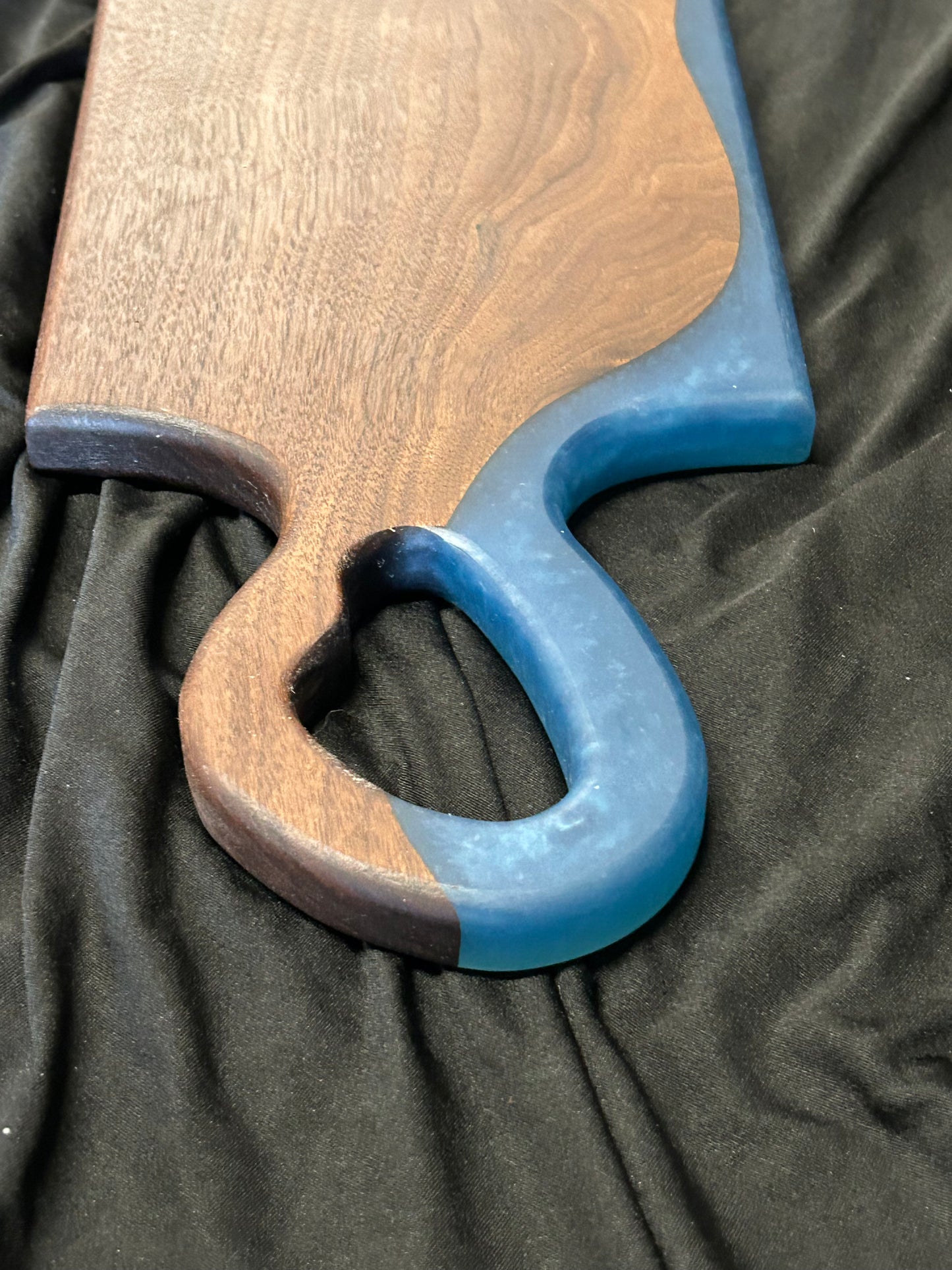 Walnut and Epoxy Cheese Board