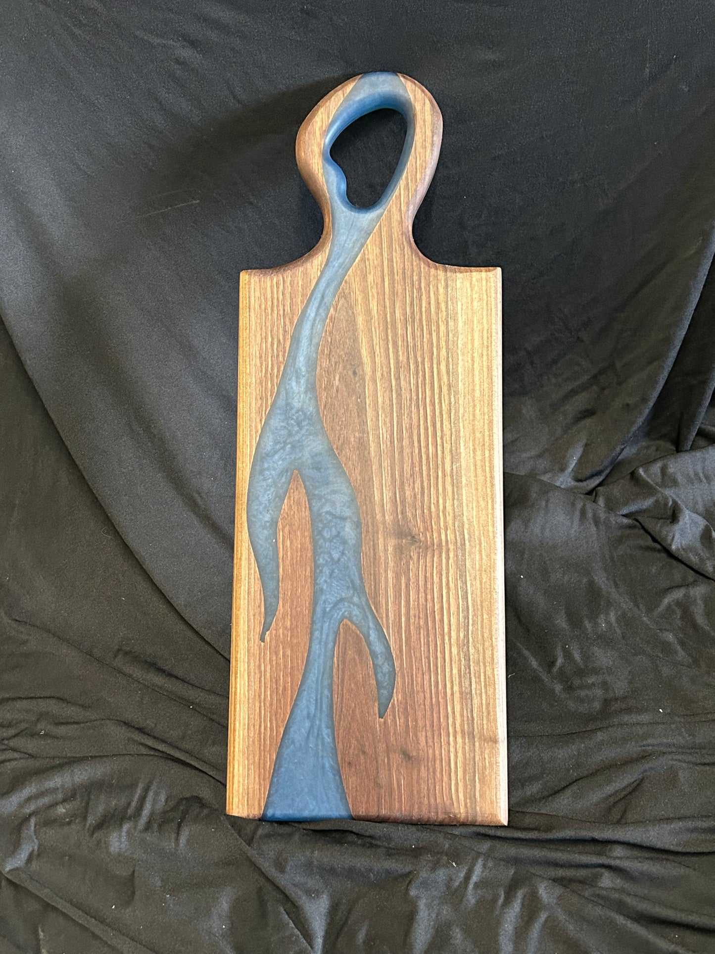 Walnut and Epoxy Cheese Board