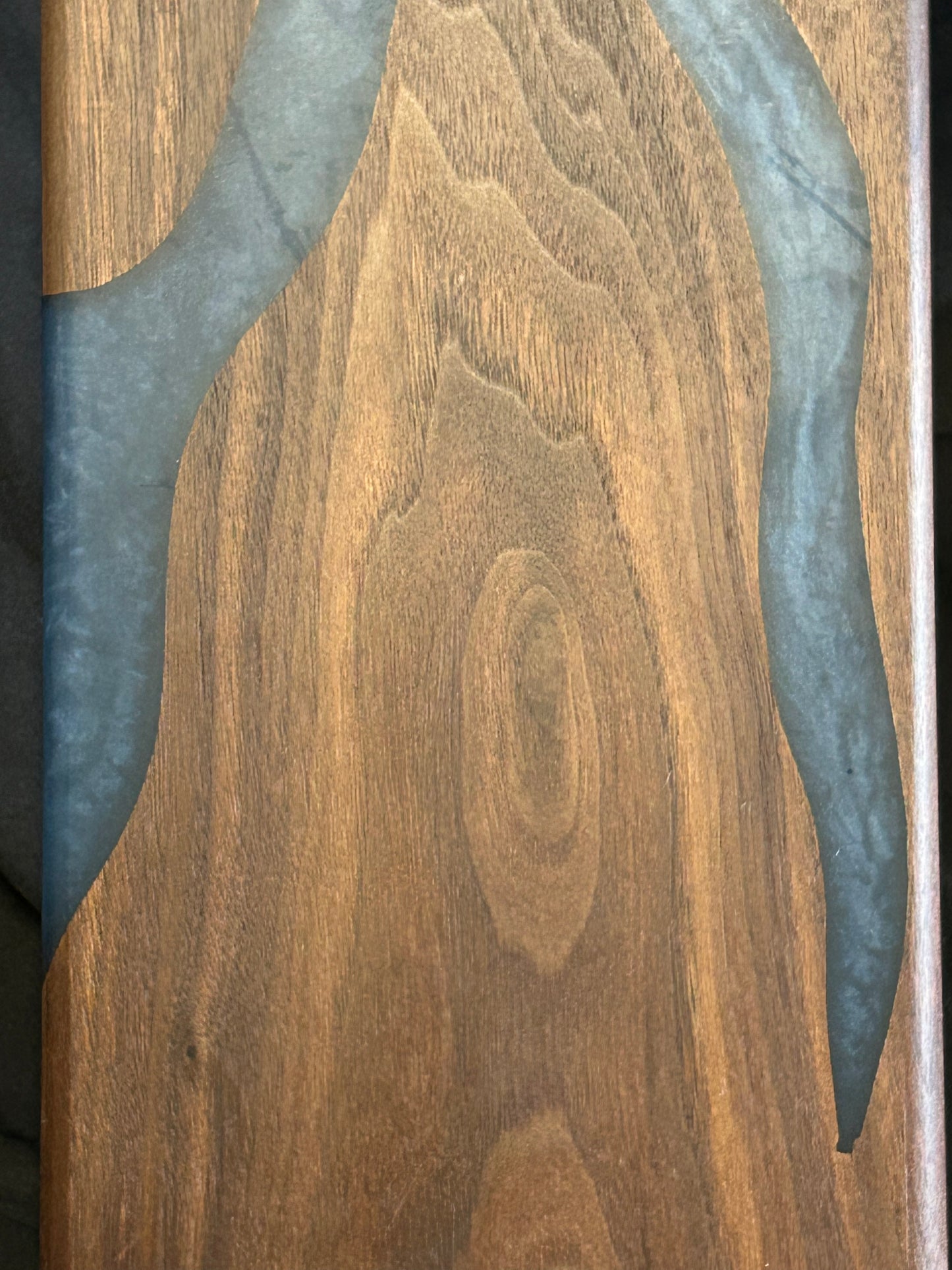 Walnut and Epoxy Cheese Board