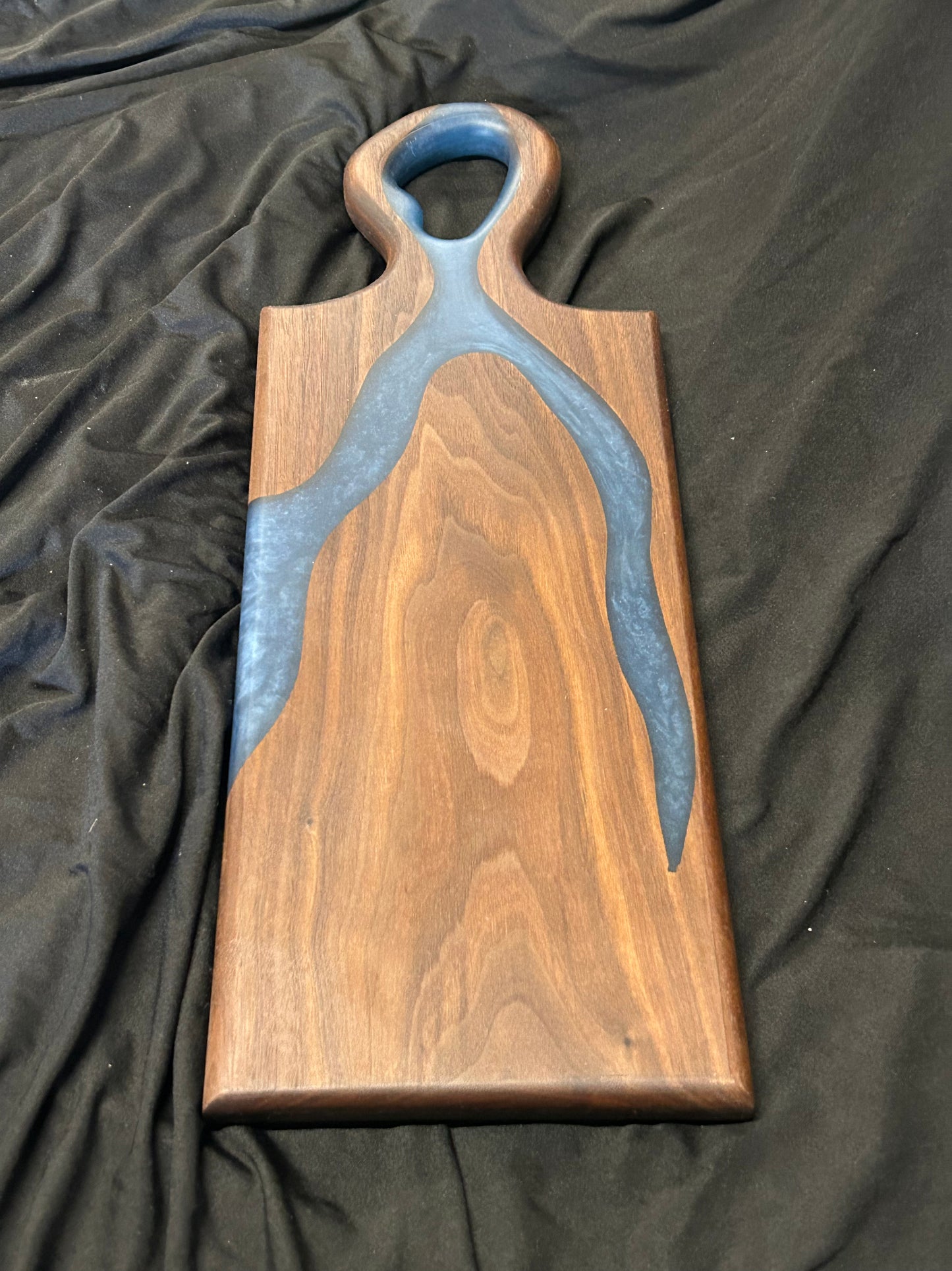 Walnut and Epoxy Cheese Board