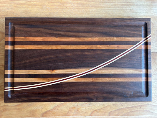 Walnut Triple Inlay