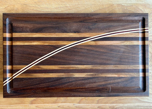 Walnut Triple Inlay