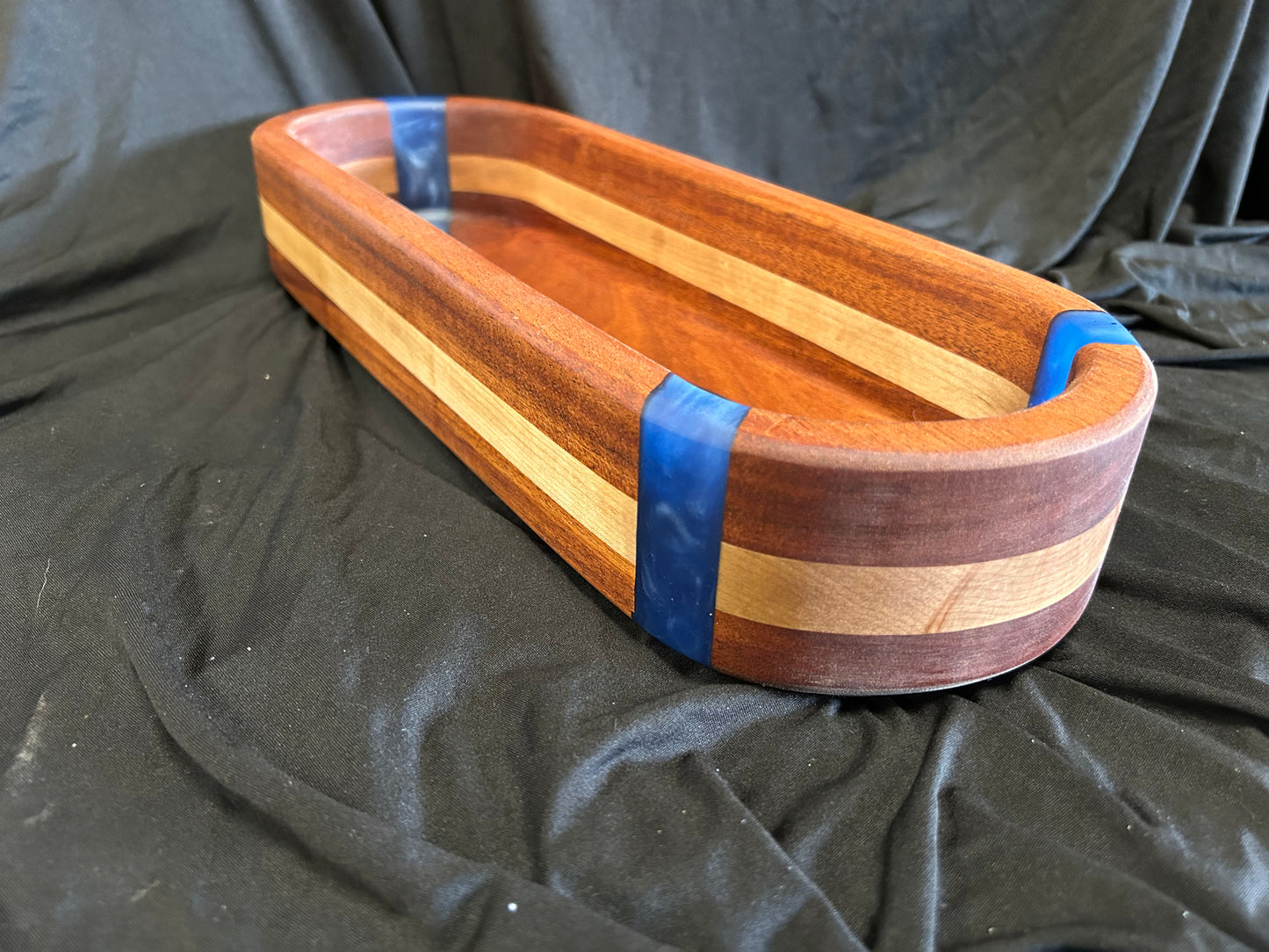 Hardwood Long Bowl