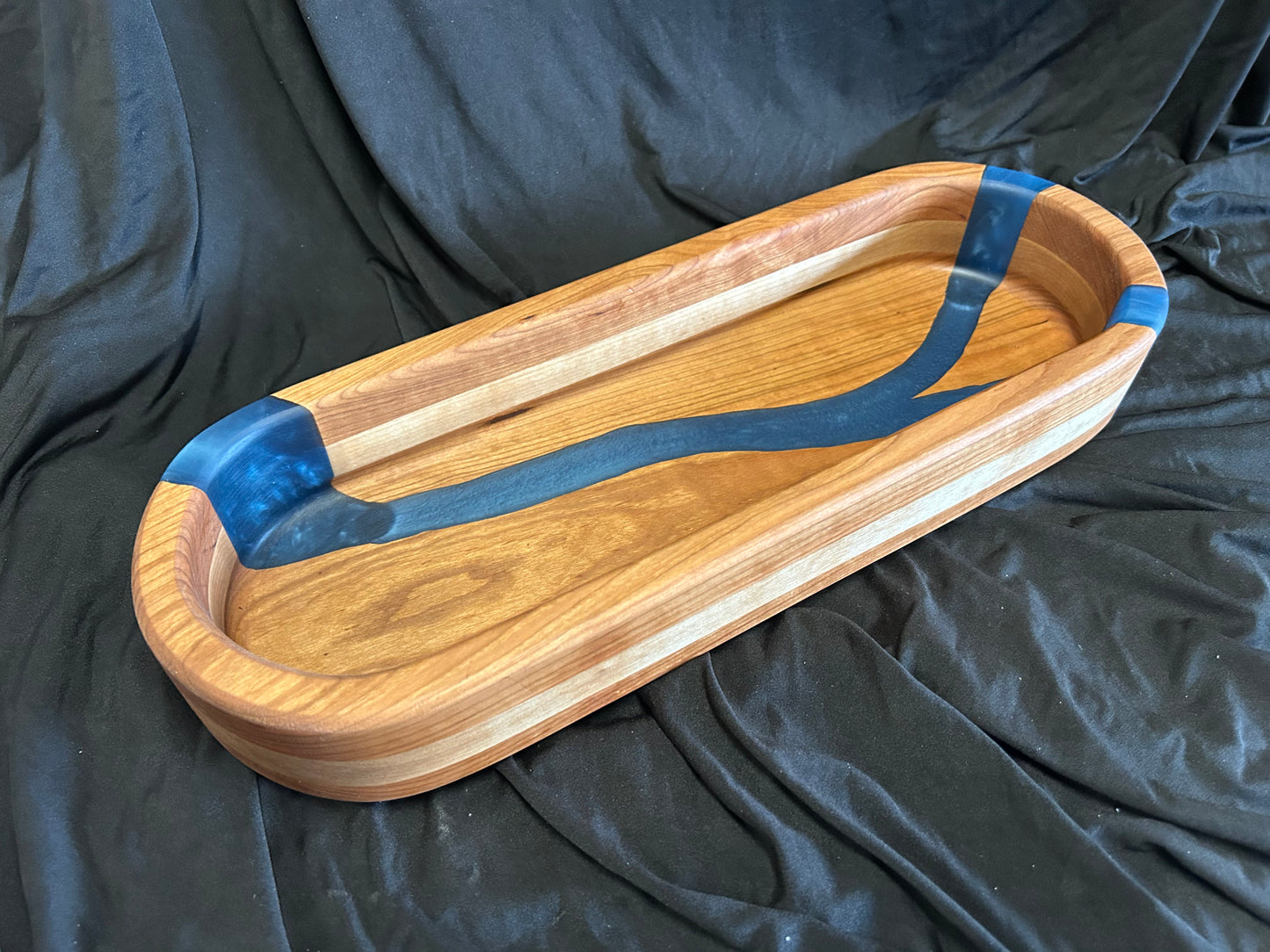 Hardwood Long Bowl