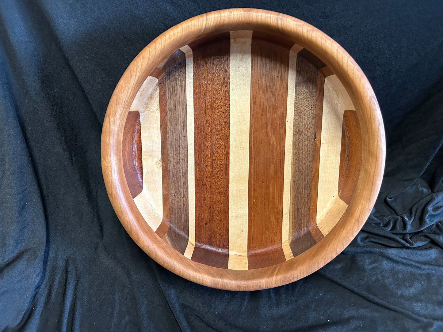 Hardwood Round Bowl