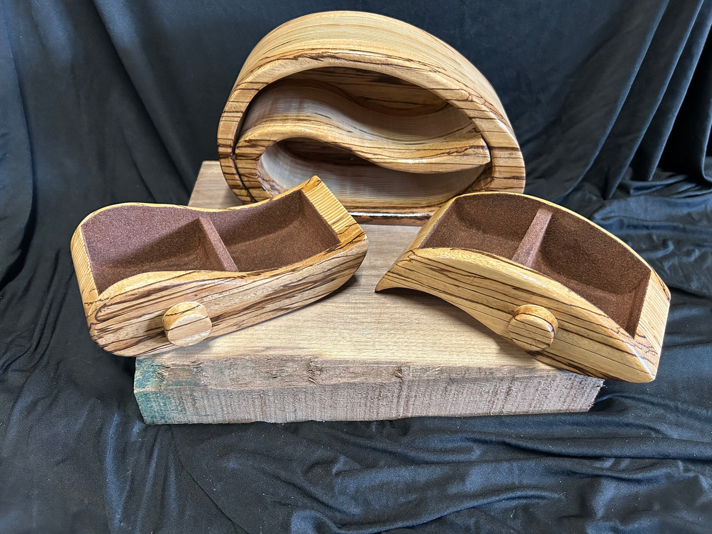 Zebrawood and Baltic Birch Keepsake Box