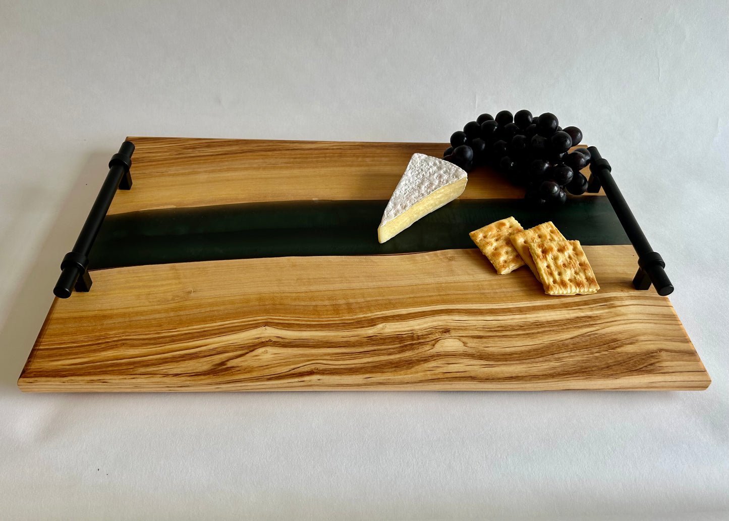 Olive Live Edge River Charcuterie Board