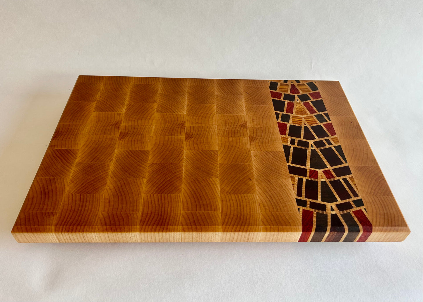 Maple Endgrain Kaleidoscopic Accent