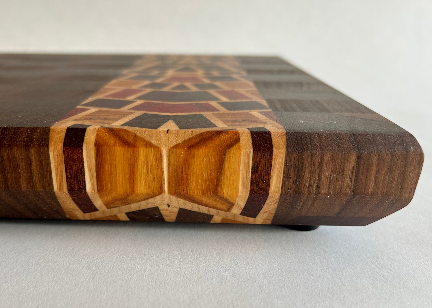 Walnut Endgrain Kaleidoscopic Accent