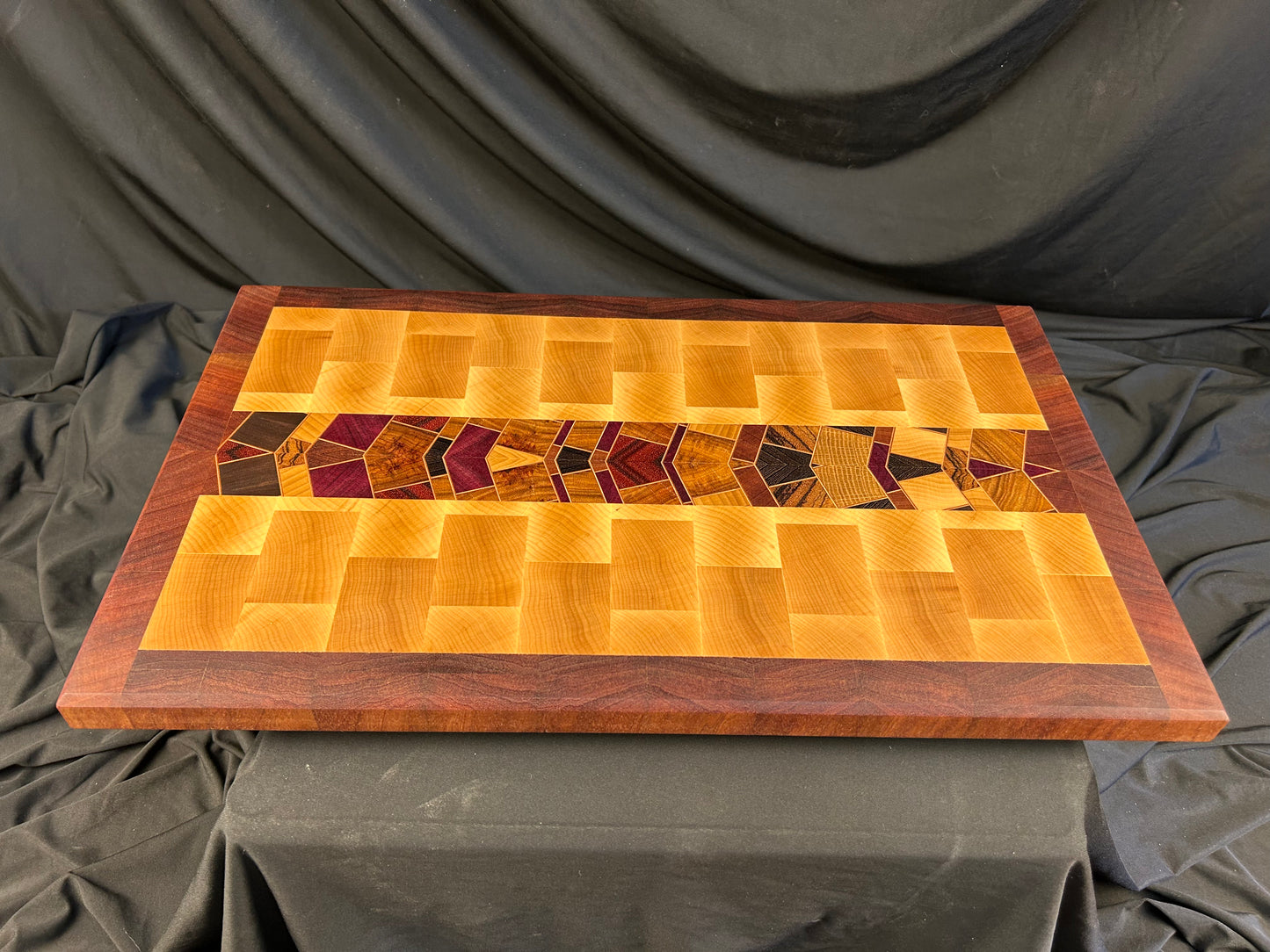 Kaleidoscope End Grain Cutting Board