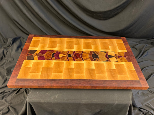 Kaleidoscope End Grain Cutting Board