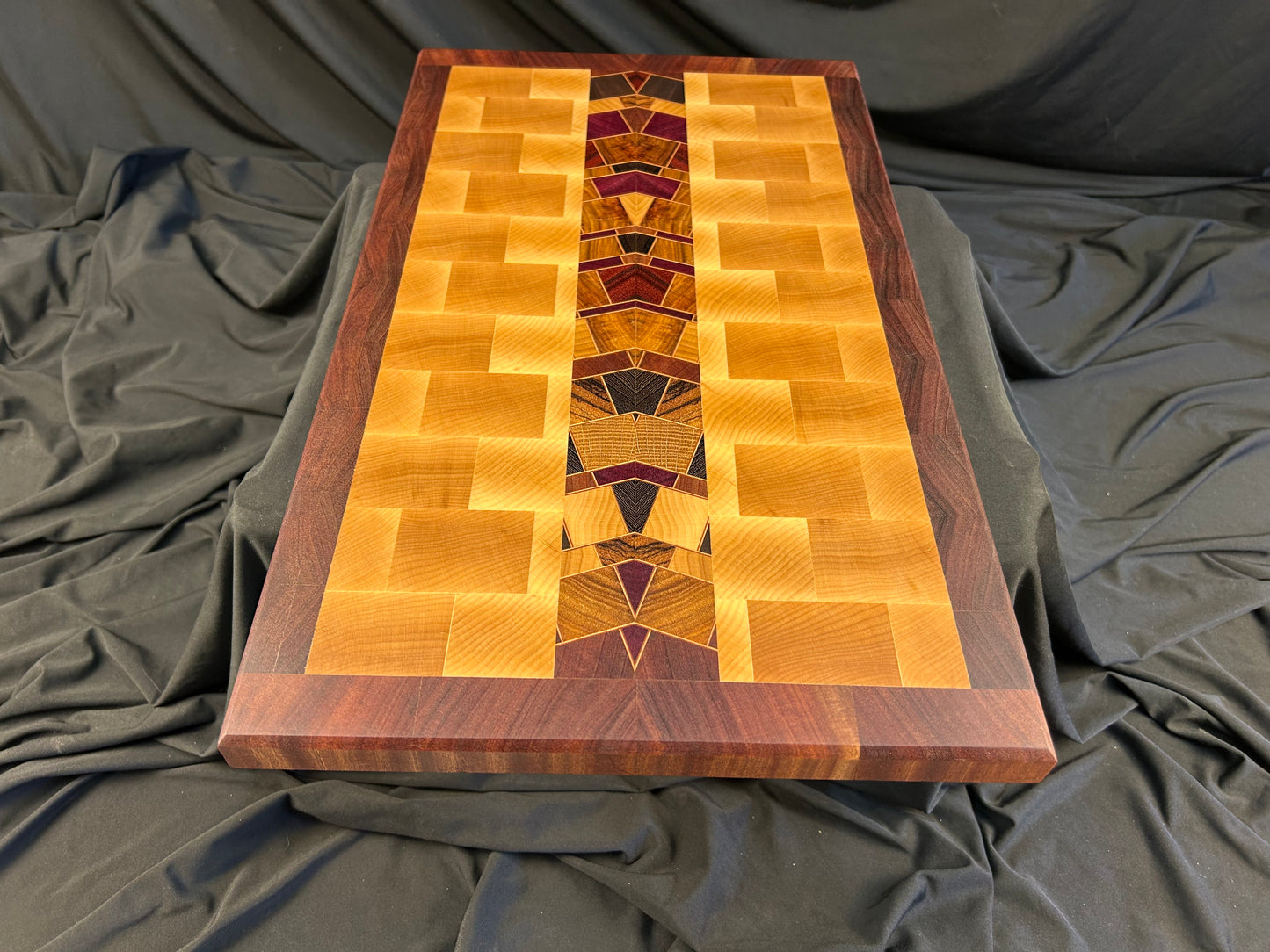 Kaleidoscope End Grain Cutting Board