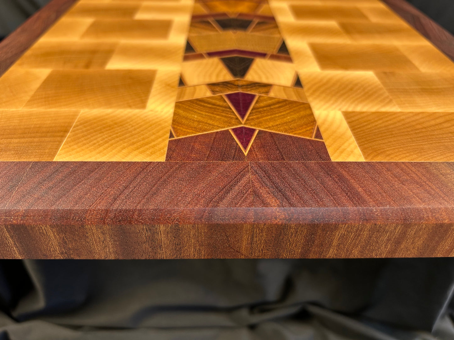 Kaleidoscope End Grain Cutting Board