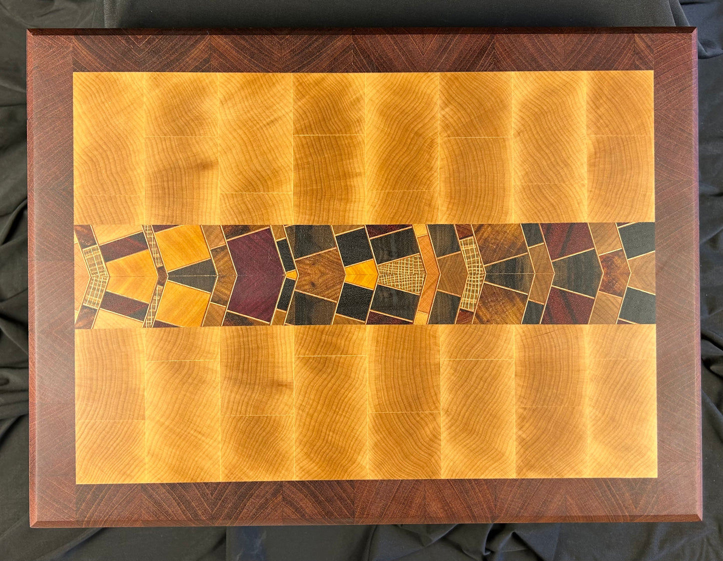 Kaleidoscope End Grain Cutting Board